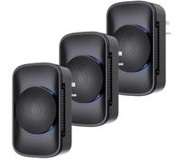 iDiskk Portable Mini Home Air Purifier, Plug-in Air Purifier, Suitable for Bedrooms, Pet Rooms, Bathrooms, kitchens，and Closets(3 Pack)