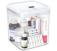 iDiskk security lock box with password,Lockable Storage Box Secure Medicine Safe, Phone Jail,and Snacks for kitchen,Home,Fridge,Healthcare,clinics and school