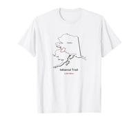 Iditarod National Historic Trail Route Map T-Shirt