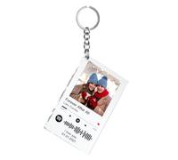 iDIY Spotify Keyring Personalised Photo - Personalised Keyring with Picture Song Text Date - Gifts for Men, Women, Him, Her, Anniversary Boyfriend Girlfriend Gifts