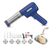 Idiyappam Maker Electric, 2025 New Summer Snow Idiyappam Maker, Multifunctional 5-in-1 Cordless Pasta Machine, Portable for Travel, Kitchen (Blue)