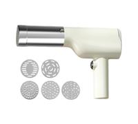 Idiyappam Maker Indian, Electric Pasta Maker, Noodle Maker Machine with 5 Pasta Discs Portable Automatic Noodle Maker with Measuring Cup for Homemade Spaghetti Machine Kitchen