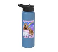IDK How Much Longer I Can Slay Capybara Funny Stainless Steel Insulated Water Bottle