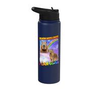 IDK How Much Longer I Can Slay Capybara Stainless Steel Insulated Water Bottle