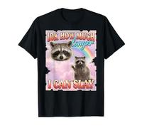 IDK How Much Longer I Can Slay Funny Raccoon Meme Panda T-Shirt