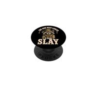 IDK How Much Longer I Can Slay Tired Raccoon PopSockets Adhesive PopGrip