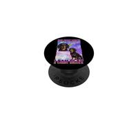 IDK How Much Longer Slay Black Long Haired Dachshund Lover PopSockets Adhesive PopGrip