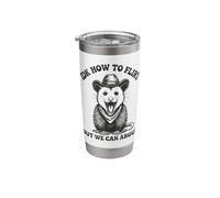 IDK How to Flirt But We Can Argue Stainless Steel Insulated Tumbler