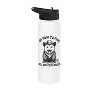 IDK How to Flirt But We Can Argue Stainless Steel Insulated Water Bottle