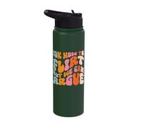 IDK How to Flirt But We Can Argue Stainless Steel Insulated Water Bottle