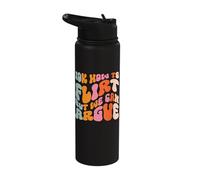 IDK How to Flirt But We Can Argue Stainless Steel Insulated Water Bottle