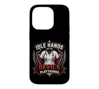 Idle Hands Are The Devil's Playthings Vintage Nurse Crest Case for iPhone 14 Pro