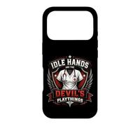 Idle Hands Are The Devil's Playthings Vintage Nurse Crest Case for iPhone 17 Pro
