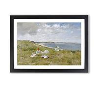 Idle Hours by William Merritt Chase Framed Wall Art Print A2 Black