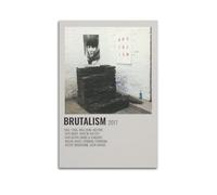 IDLES Brutalism Poster Wall Art Aesthetic Cover Poster Design Painting for Living Room Bed Room 12x18inch(30x45cm) Unframe-style