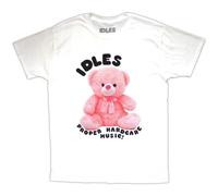 Idles Proper Hardcore Official Tee T-Shirt Mens Unisex (Medium) White