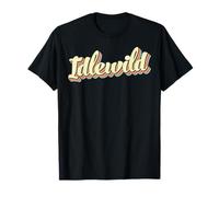 Idlewild TShirt Retro Art Baseball Font Vintage T-Shirt