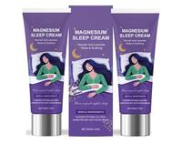 IDNNSRFSK Magnesium Cream for Sleep -Regulates Sleep Patterns,Anti-Wrinkle,Promotes Relaxation,Topical Magnesium Lotion Butter (2)