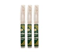 IDOBY Miswak Toothbrush, Pack of 3, Natural, Irregular Bristles, Soft, Gold, Manual, Eco-friendly