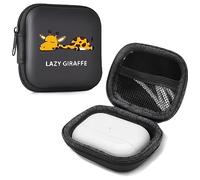 Idocolors Earphone Case Headphone Hard Travel Carrying Gadget Bag Sleep Giraffe Earbud Case Mini Pouch EVA Storage Bag