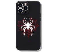 Idocolors Spider Web Phone Case for iPhone 12 Pro Max, Unique Soft Liquid Silicone Shockproof Protective Phone Cover, Soft TPU Anti-Scratch Ultra Slim Shockproof Case