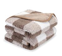IDOGCHEW Dog Blanket Waterproof Pet Throw Blankets 60 x 50 in for Large Dogs Protects Sofa Bed, Fluffy Washable Soft Plush Throws, Large 152 x 127 cm