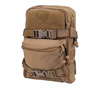 IDOGEAR Mini Tactical MOLLE Hydration Pack Water Reservoir Bag Outdoor Water Bladder Carrier Pack for Tactical Vest Backpack (Coyote Brown)