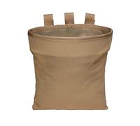 IDOGEAR MOLLE Dump Pouch Tactical Mag Recovery Bag Drawstring Magazine Pouches (Coyote Brown)