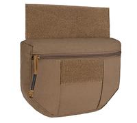 IDOGEAR Tactical Dump Drop Pouch for JPC CPC AVS Tactical Vest Utility Bag Carrying Kit Bag with Hook and Loop (Coyote Brown)