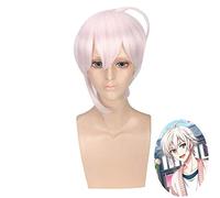 Idolish7 Kujo Tenn Wigs Anime Costume Party Heat Resistant Synthetic Hair Light Pink Cosplay Wig + Free Wig Cap