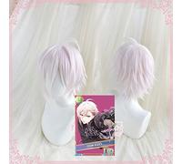 Idolish7 Kujo Tenn Wigs Anime Costume Party Heat Resistant Synthetic Hair Light Pink Cosplay Wig + Free Wig Cap