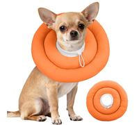 IDOMIK Dog Recovery Collar, Waterproof Soft Dog Cone After Surgery, Comfy Protective Elizabethan Collar Alternative for Dogs Cats, Adjustable Pet Neck Donut Cone Anti-Licking Biting Wounds