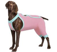 IDOMIK Dog Recovery Sleeve for Hind Legs,Dog Recovery Suit for Female Spay Male Neuter,Dogs Leg Sleeve to Stop Licking Rear Legs,Long Sleeves Wound Cover Onesie Shirt for Dogs,Cone Collar Alternative