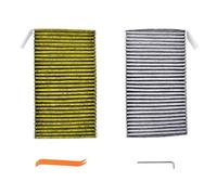 IDOMISMR Cabin Filter For Tesla Model Y Model 3 Replacement Cabin Air Filter Model 3 2017 2018 2019 Accessories (Set of Two)