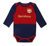 IDONEKER Barcelona Onesie Boys Girls Long-Sleeve Baby Clothes | Unique Infant Team Soccer Romper BALS 6-12M, Red/Blue, 6-12 months