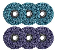 Idong 6PCS Strip Discs for Angle Grinder,Stripping Discs Rust Remover Wheel, Durable Poly Paint Removal Disc, Abrasive Angle Grinding Wheel for Clean and Remove Paint Rust Oxidation