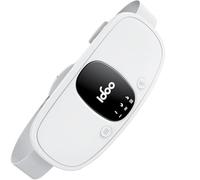 iDOO Portable Heating Pad Belt, 3 Heat Levels, 3 Vibration Levels, White