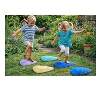 idooka 6pc Kids River Stepping Stones Non Slip Sensory Balance Blocks | Size: 1 Pack idooka Multicolor 1 Pack