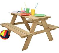 idooka Kids Wooden Picnic Bench Table