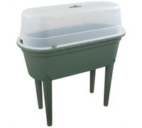 Mini Greenhouse Propagator On Legs Outdoor Raised Planter Garden Green