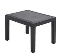 idooka Plastic Rattan Garden Camping Outdoor Coffee Table -