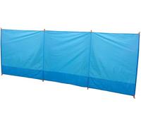 idooka Redcliffs Portable Wind Break - Blue Wind Screen in Folding Design with Carry Bag, 90T Polyester, 400x140cm, 4 Fiberglass Poles, Includes Tent Pegs & Guylines, Ideal for Camping & Beach trips