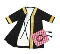 IDOPIP Newborn Baby Boy Infant Toddlers Muslim Abaya Sets Eid Outfits With Head Scarf Arabic Dubai Turban Robe Black 6-12m