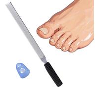 IDOU Toe Nail Files for Thick Nails,Stainless Steel 4 Sides 7 inch Length,Nail Files for Men Seniors & Dogs