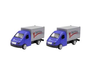 idqwsswt 2x Rivian Toy Precision Die-casting Scale Model Car With Anti Lock Braking System Tire Packing Car Toy Plastic Chassis, Blue, 12.5 * 5.*4.5CM