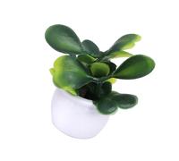 idqwsswt Artificial Bonsai Model for Micro Landscape Exquisite Bedroom Decor Ornaments Potted DollHouse, jasper, 1cm