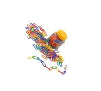 idqwsswt Colorful Chain Links Educational Learning Toy Set 360pcs Teaching Kids Math Counting Skills Through Play Educational Learning Chains Diy Crafts Hook