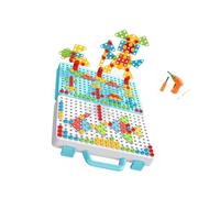 idqwsswt Colorful Mosaic Drill Set for Kids STEM Learning Toys for Creative Building Blocks for Boys Girls, 276 Pcs