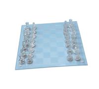 idqwsswt Curated Glass Chess Board Set Delivers Engaging Experience For