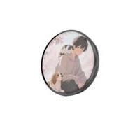 idqwsswt Digital Displayed Pixel Badge Pin Availing Wireless Synchronization Technology Enabled HD Screen Badge Anime Star Fans HD Screen (black)
